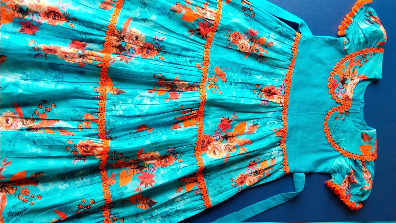 থ্রি পার্ট লেয়ার ফ্রক কাটিং এবং সেলাই টিপস। Sewing tutorial Bangla