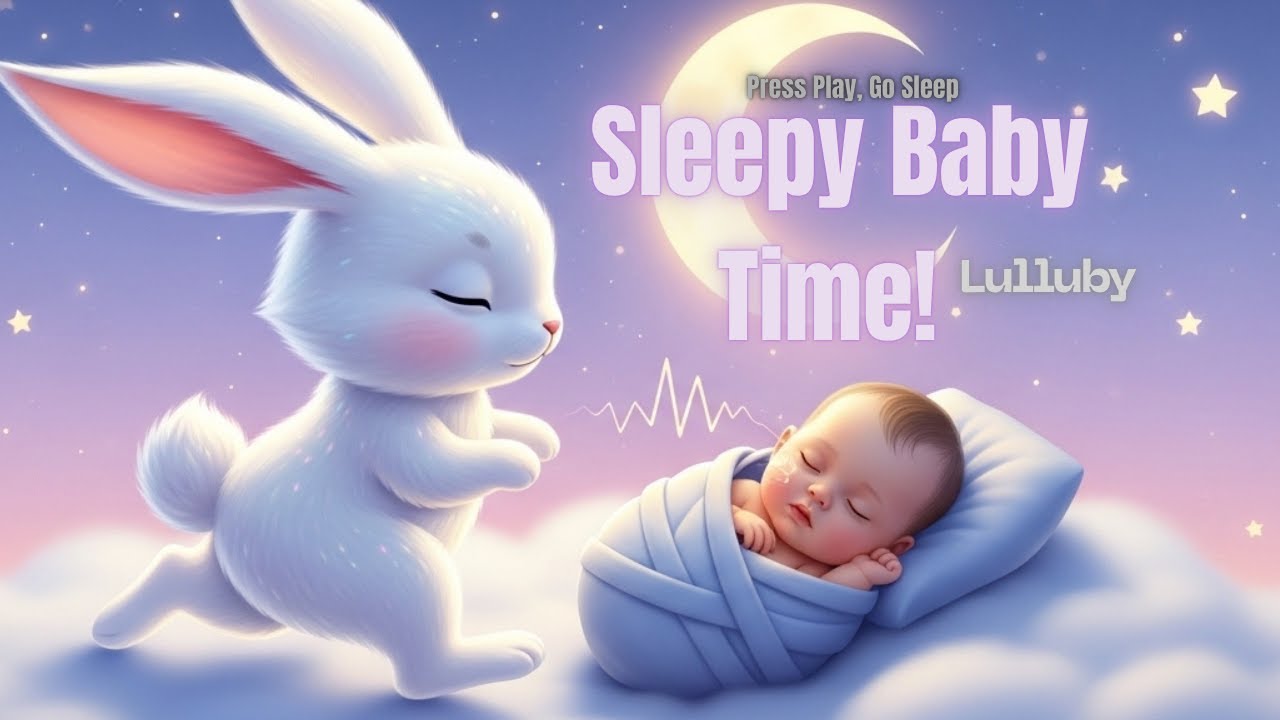 Moon Rabbit Nap 🐇🌙 | Gentle Lullaby for Babies & Kids | Peaceful Sleep Music ✨