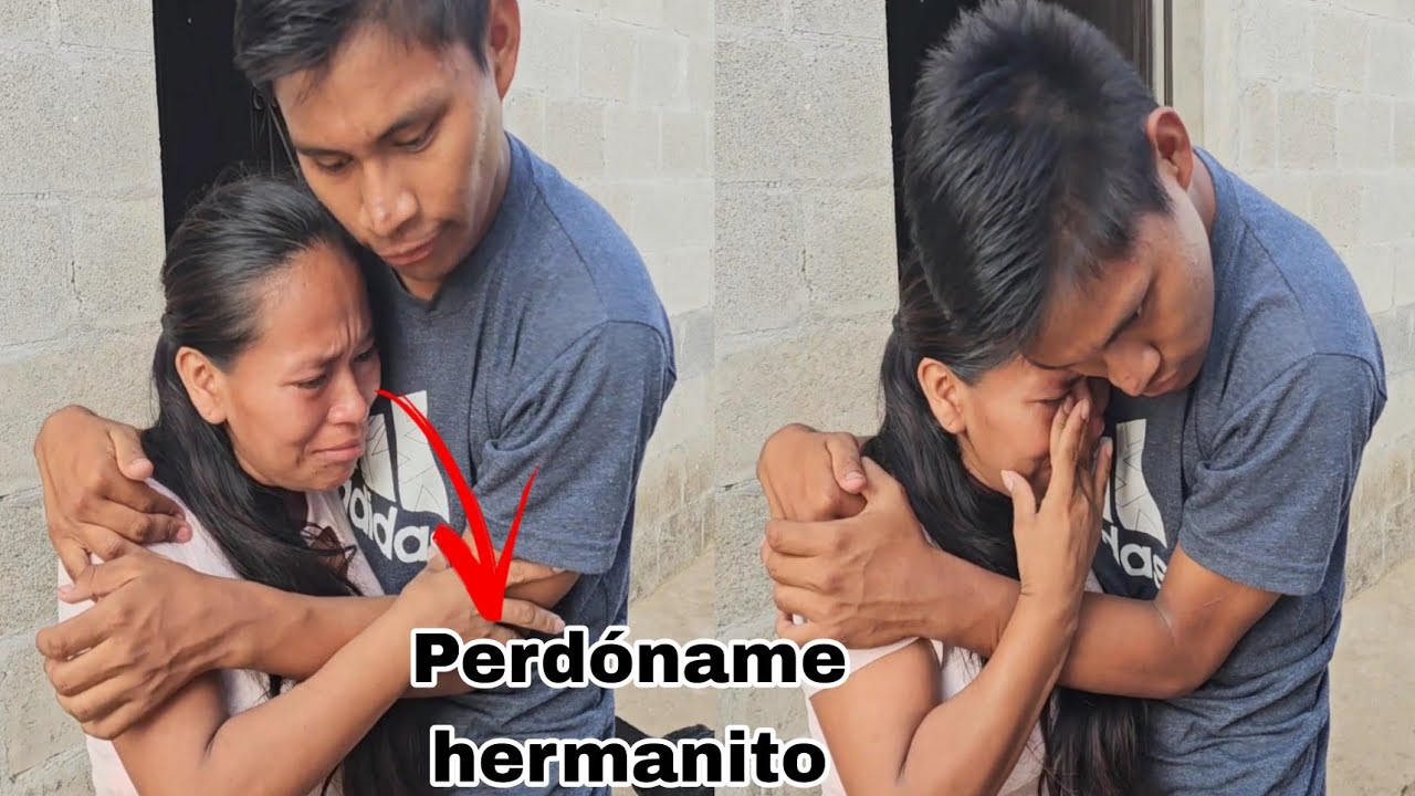 Griselda Nos mintio//llorando le pide perdón asu hermano Luis 