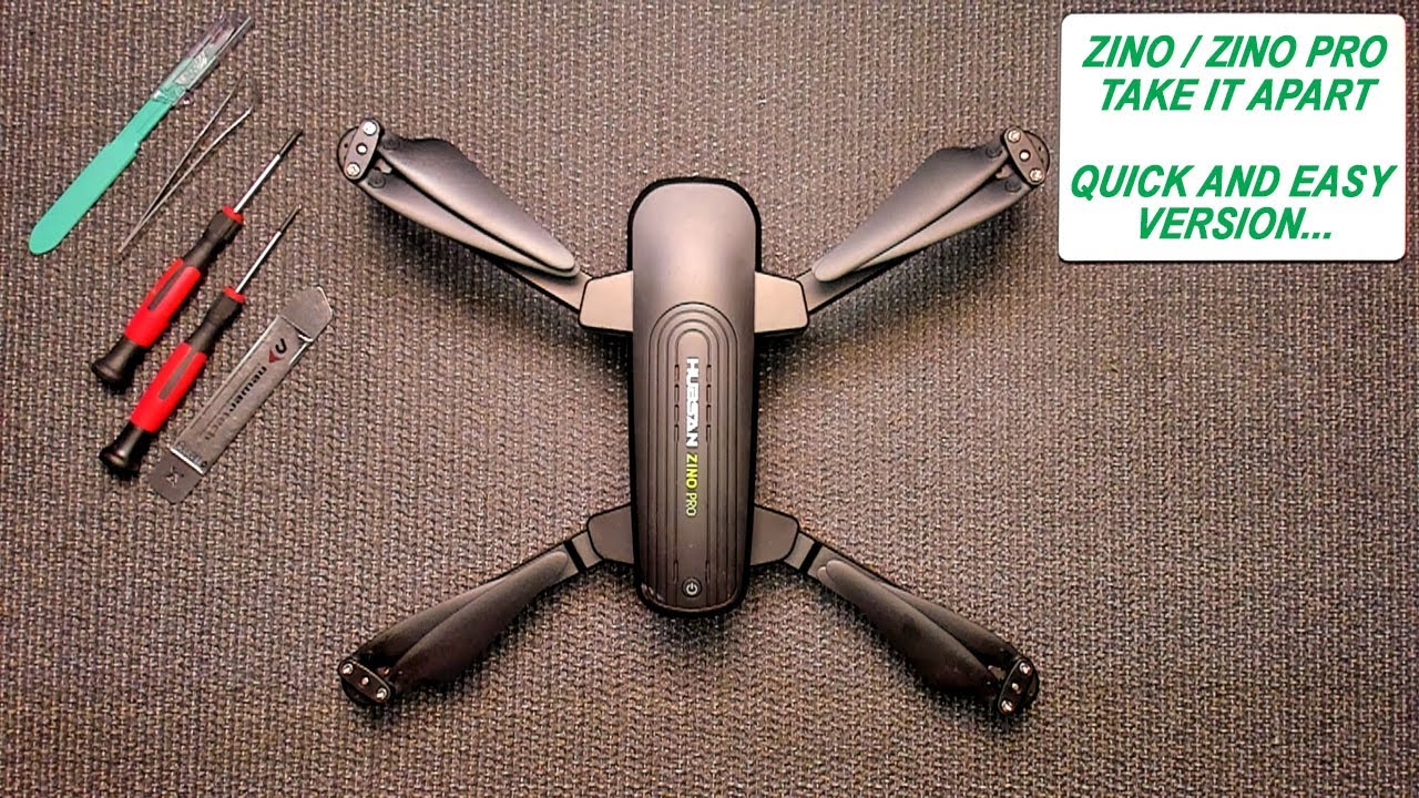 HUBSAN ZINO & ZINO PRO - QUICK & EASY HOW TO TAKE IT APART