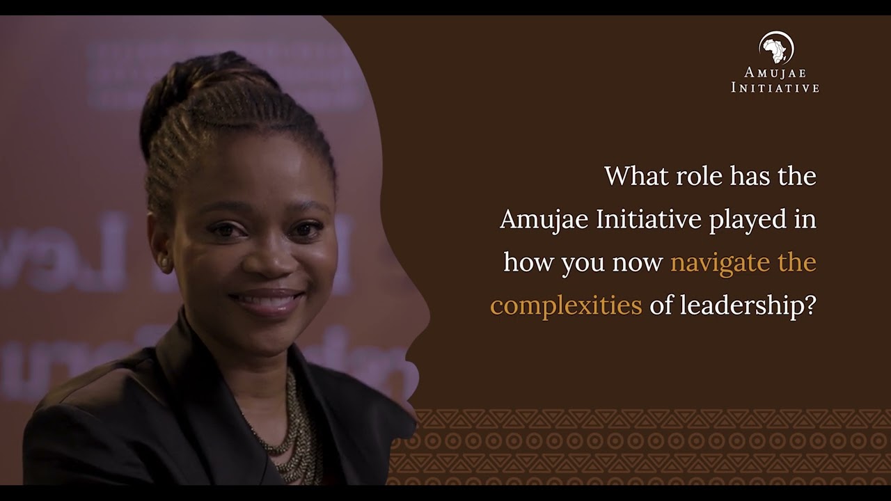 Amujae Leader Bogolo Kenewendo at the Amujae High-Level Leadership Forum 2024