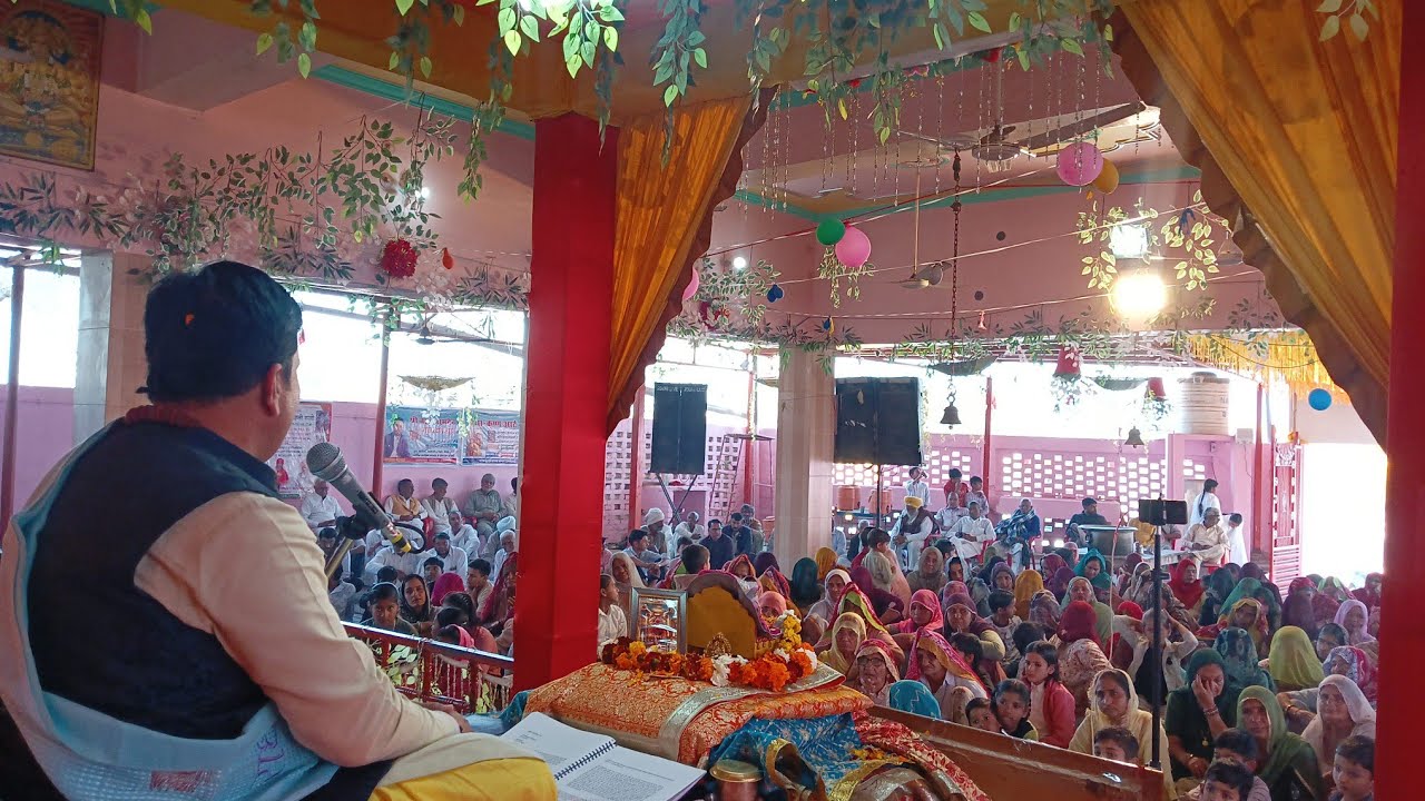 Live streaming of braj raj श्री अखंड ज्योति हनुमान मंदिर ओढ़ा में चल रही  श्री राम कथा का सप्तम दिवस