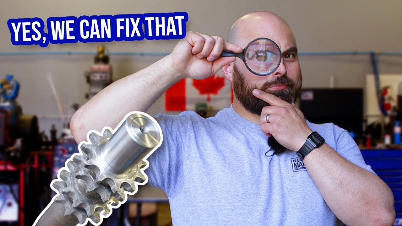 Putting metal back onto a shaft (Hope you learn something)