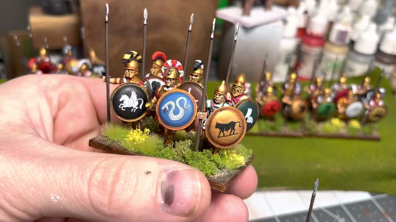 28mm Macedonian miniatures.