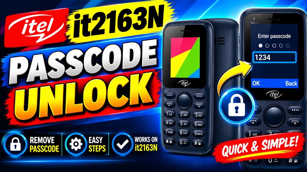 itel it2163N Password Reset