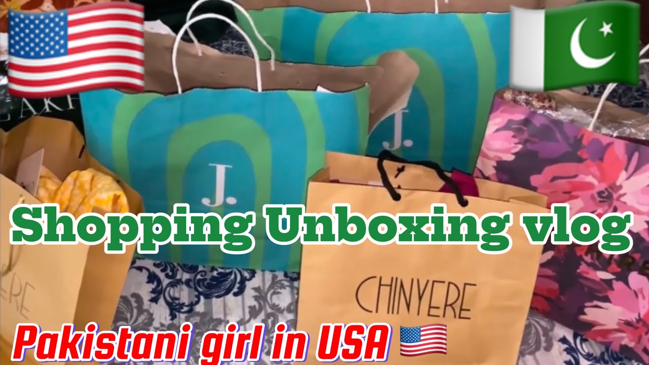 Branded lawn Dresses || Pakistani shopping Vlog || Unboxing  part 2 || Pakistani girl in USA 🇺🇸🇵🇰#yt