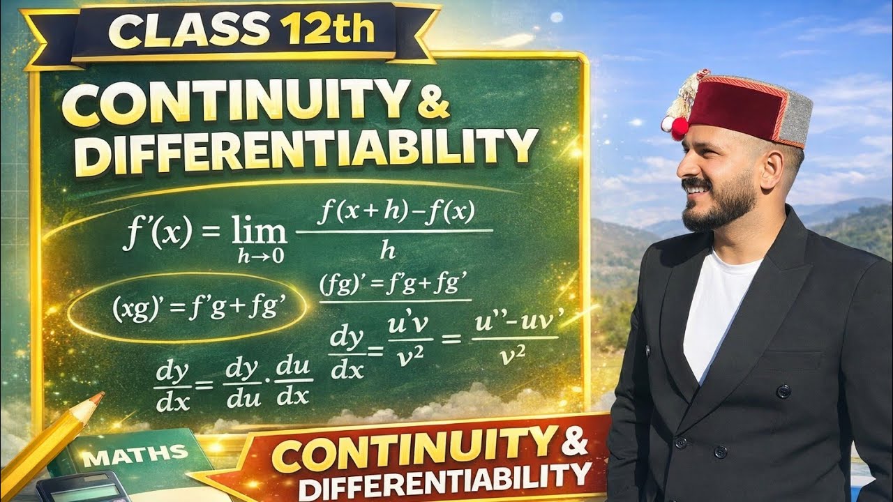 Class 12th chapter 5-continuity and differentiability... Special for board exam 