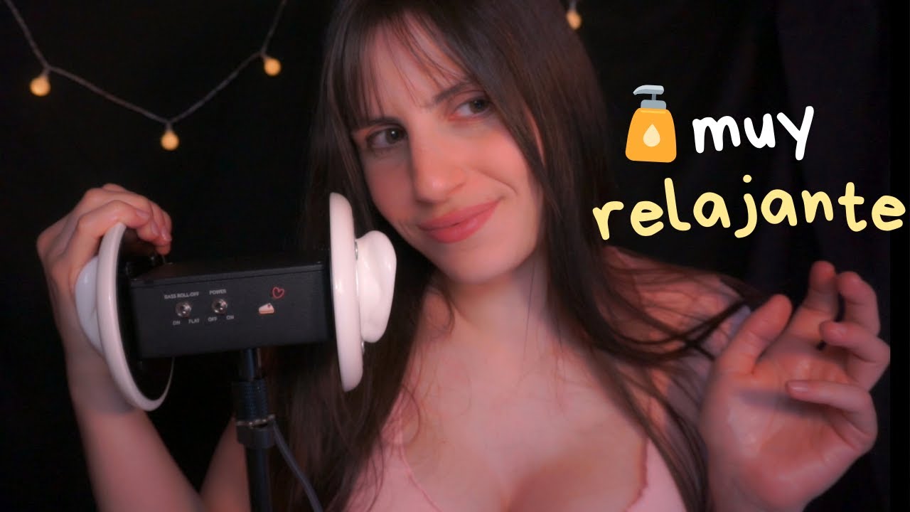 ASMR Oil massage en tus orejitas 🧴& Mouth Sounds húmedos 💗