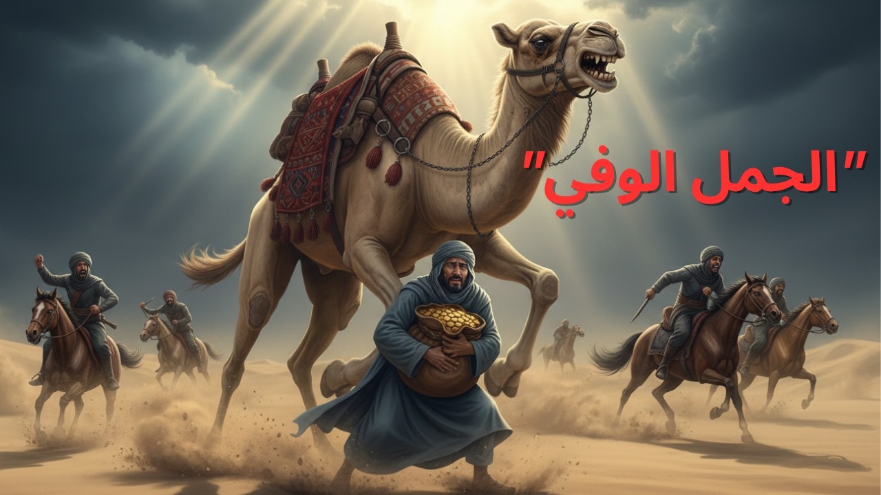 الجمل الوفي الذي أنقذ سيده من الموت! 🐪|#قصص #قصة_عبرة