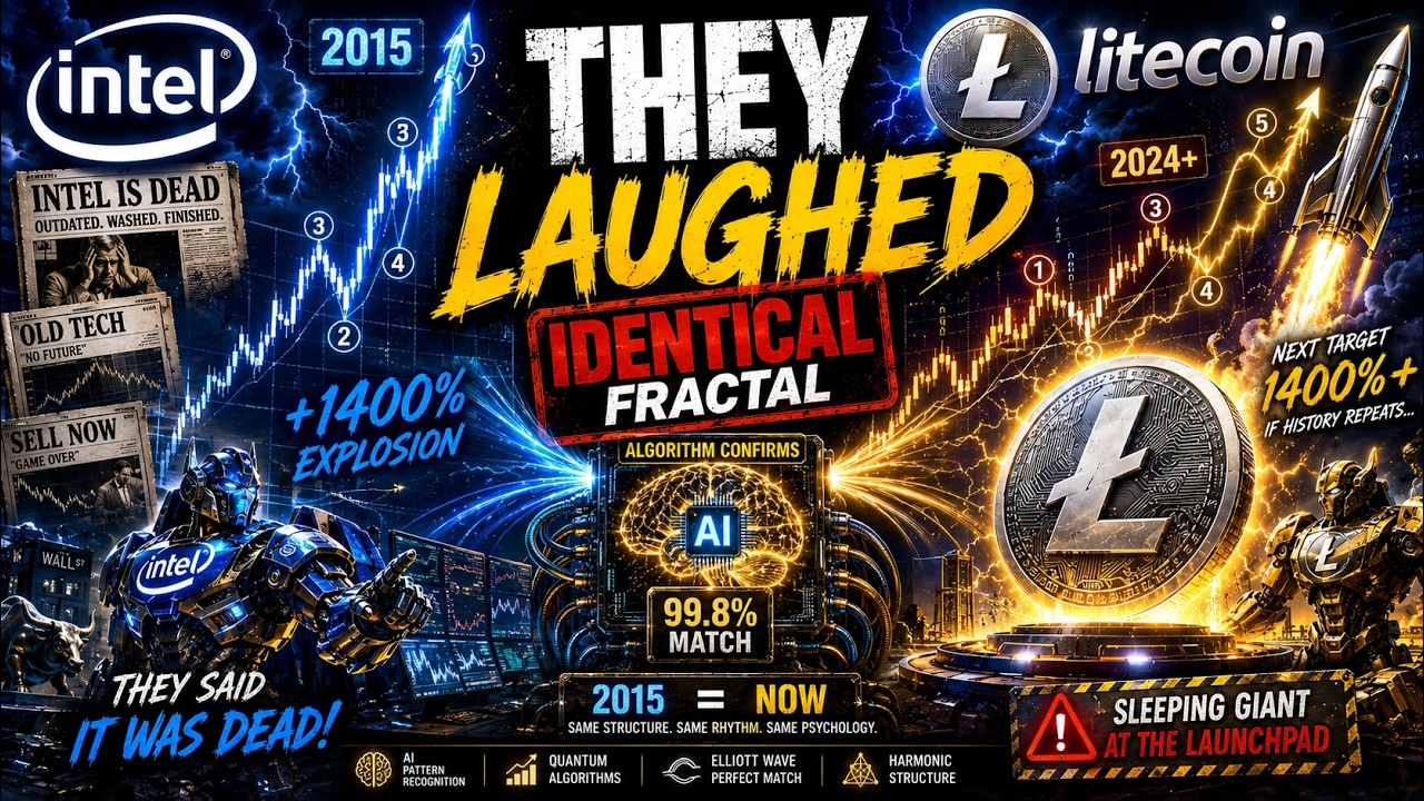Litecoin Technical Analysis Is Copying Intel's Exact Fractal. 1400% Incoming.