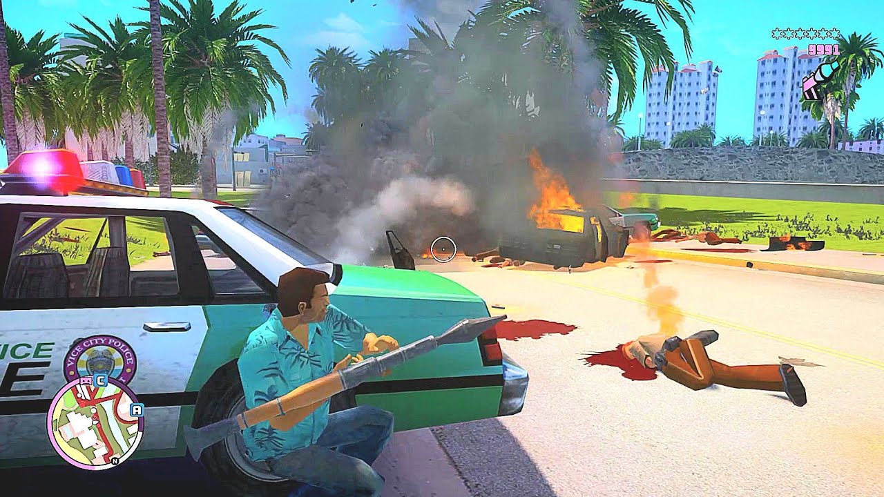 GTA Vice City Next Gen Edition: 6-Star Rampage & Epic Police Chase – GTA 4 Vibes  # 4