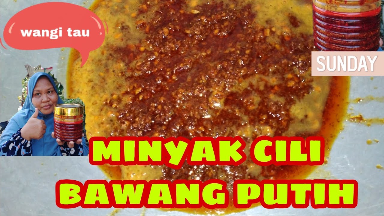 cara buat minyak cili bawang putih chinese style by kak nur
