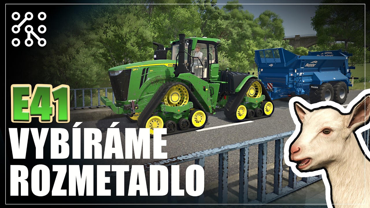 Rozmetadla | Farming Simulator 25 | HORI volant | Lets play | Česky