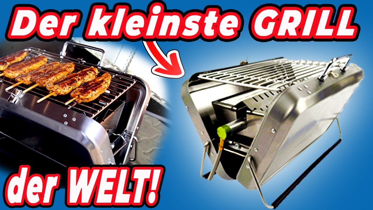 In 60 sek. überall grillen! Der kleinste Grill der Welt!