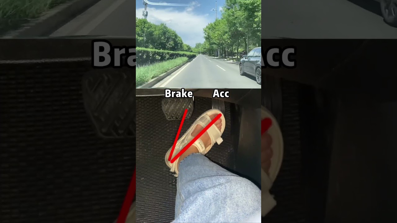 Proper foot position ensures you don't hit the wrong pedal while driving!#manual#carsoft#cardriver