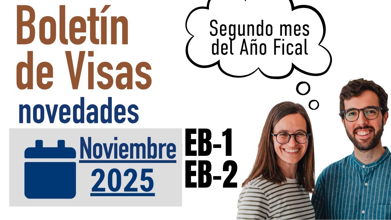 Boletin de visas Noviembre 2025 - Sin avances