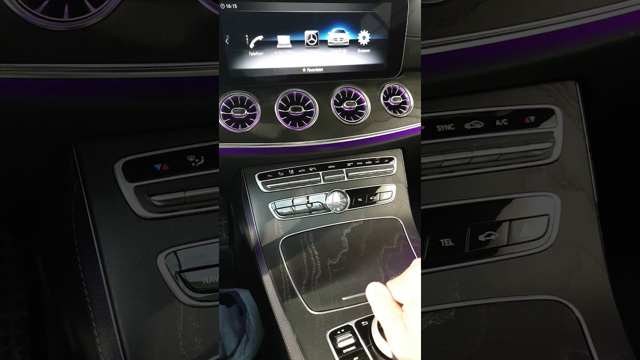 W238 engineering mode MBUX