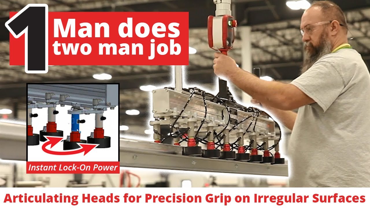 Kundel Custom Lifter Helps Move Irregular Items Safer & More Precisely