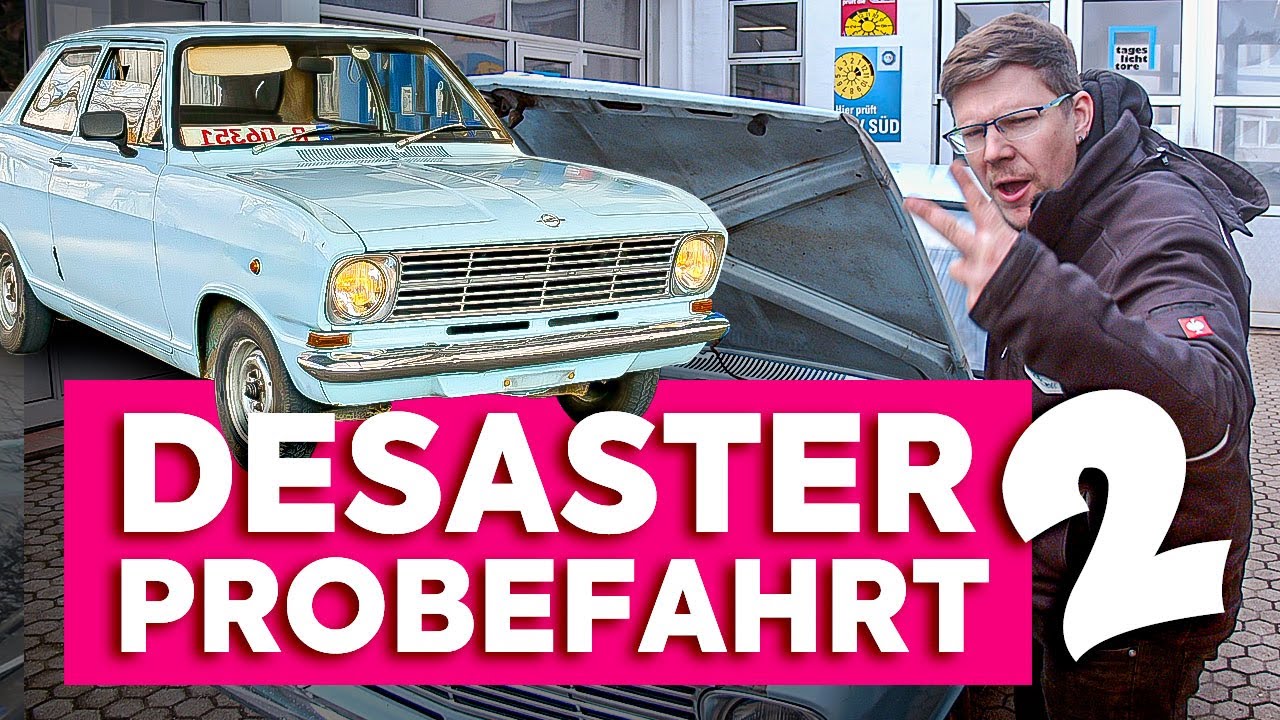 DESASTER PROBEFAHRT 2 - Opel Kadett B 1969 mit 14.000 km