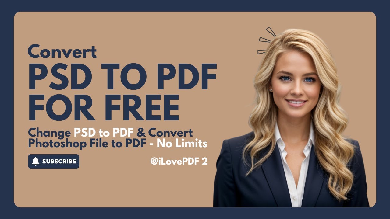 Convert PSD to PDF with Precision | Change PSD to PDF & Convert Photoshop File to PDF&mdash;No Limits