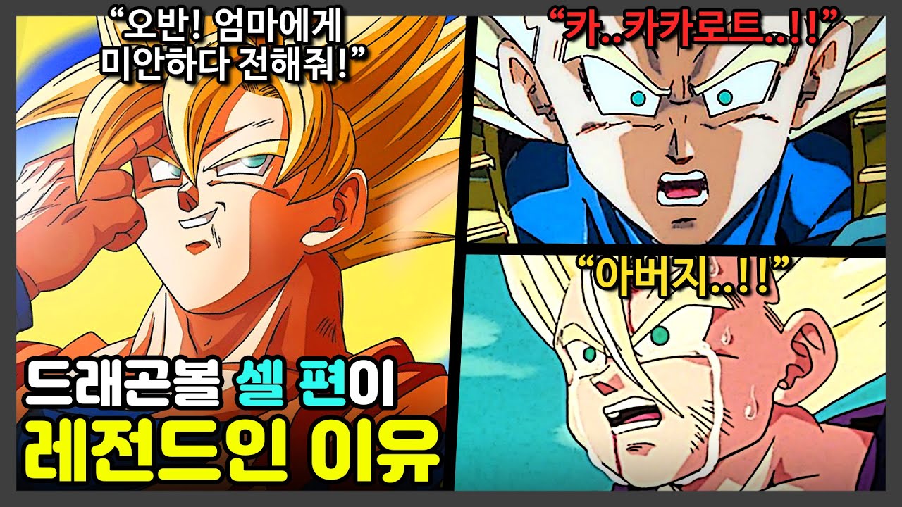 드래곤볼 셀 편이 레전드인 이유 ㄷㄷ