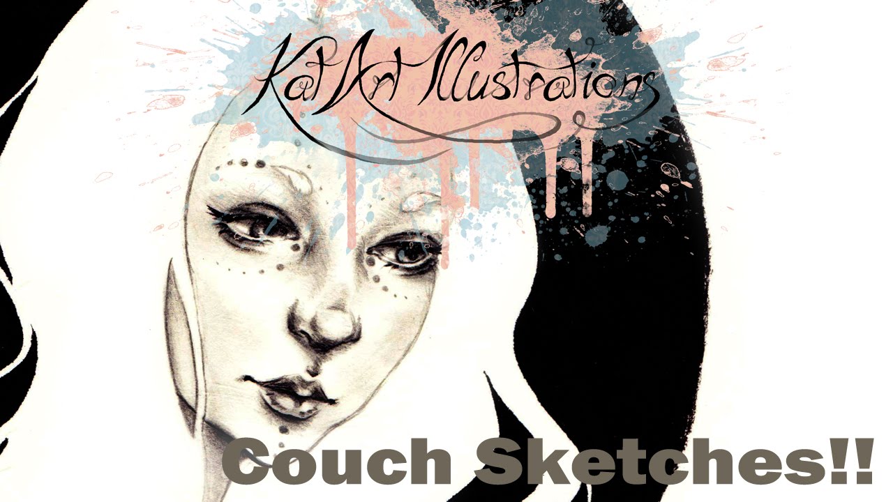 Couch Sketches #1 : KatArt Illustrations