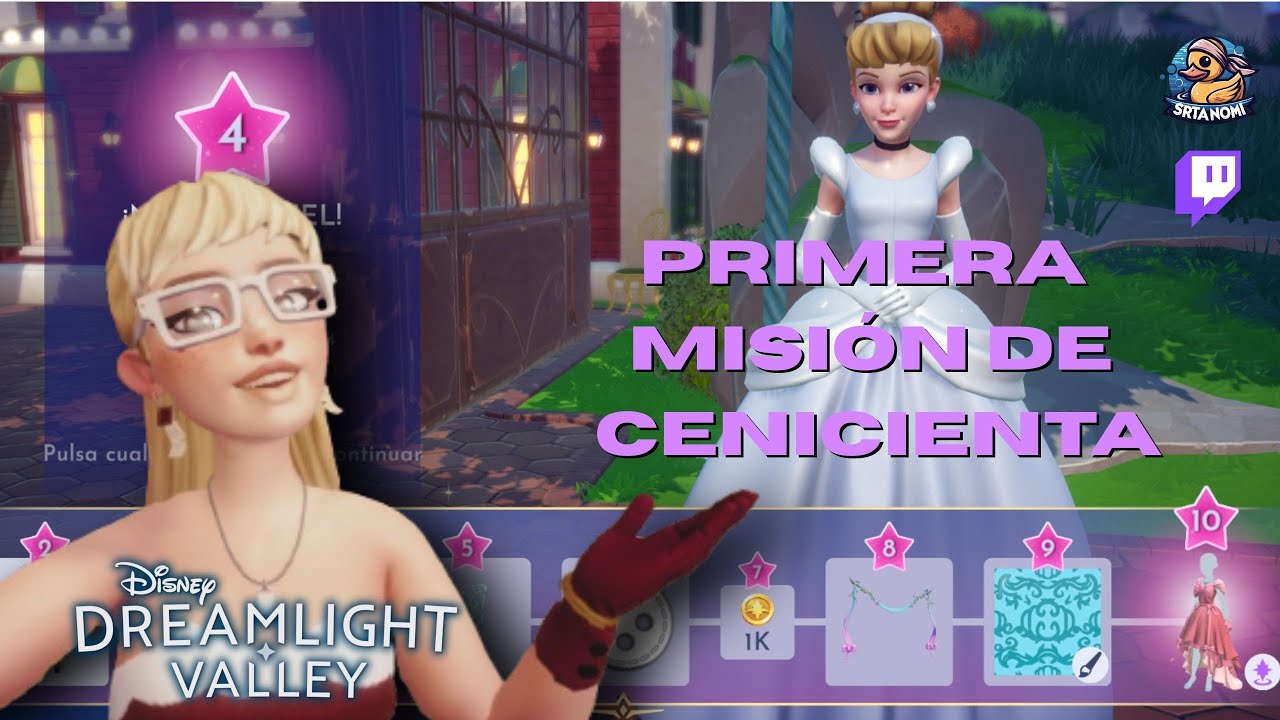 ¡NO ESPERABA ESTO! Primera misión de CENICIENTA en el valle | ✨Disney Dreamlight Valley✨