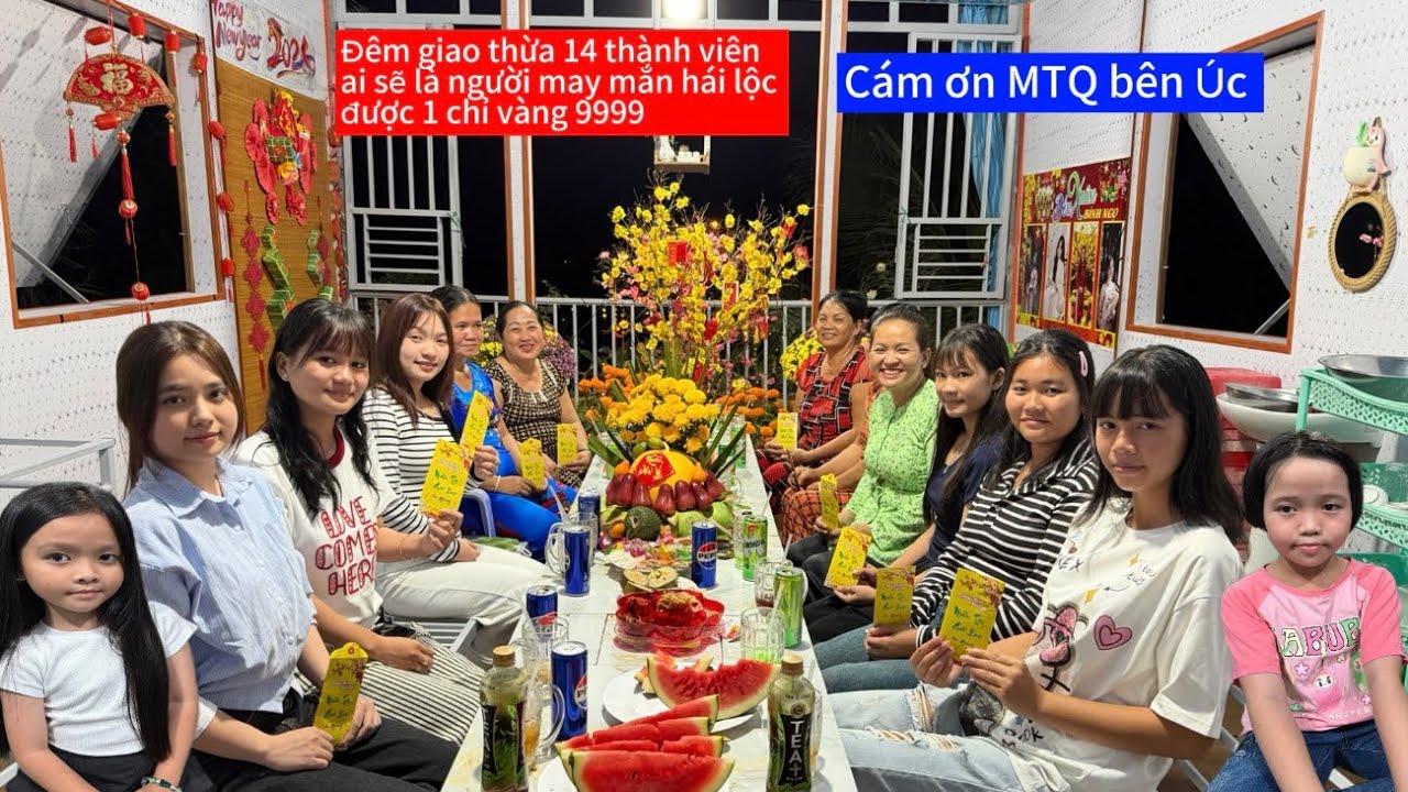 Đêm Giao Thừa 14 Thành Viên Nhóm MTQEAG Hái Lộc Tìm Vàng 9999 Cám Ơn MTQ Bên Úc/Tập 17