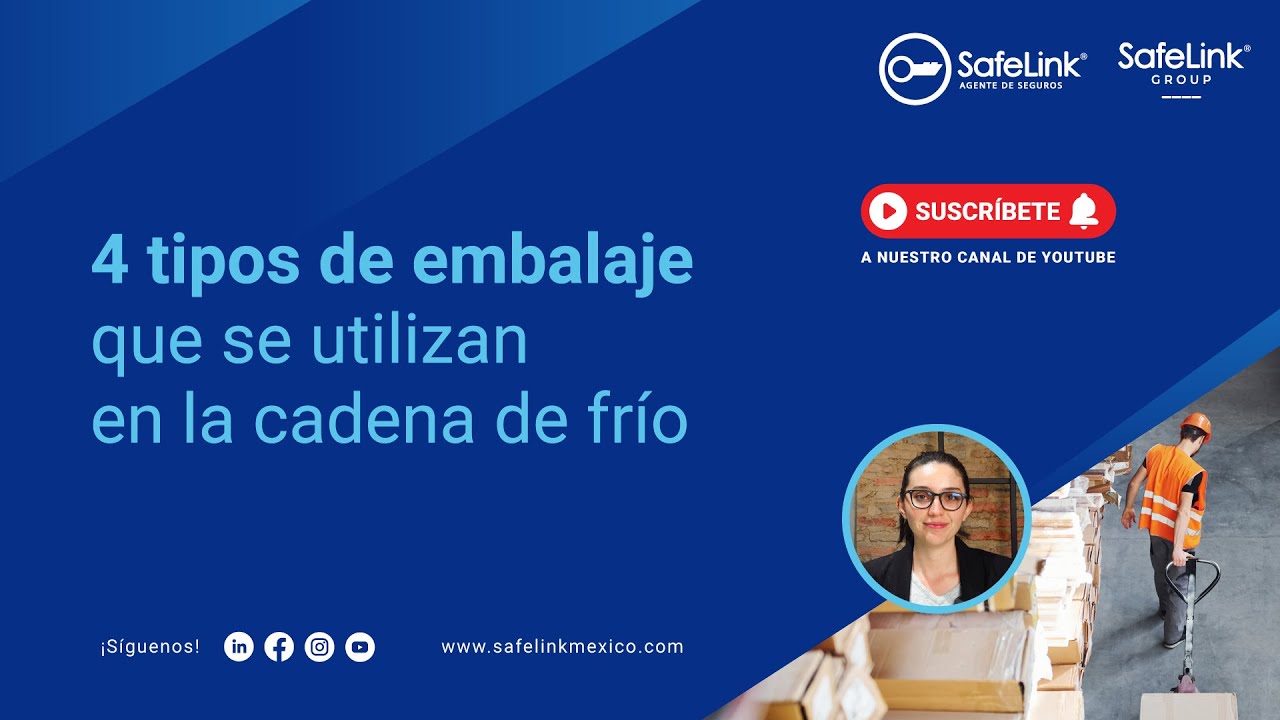 4 tipos de embalaje que se utilizan en la cadena de frío