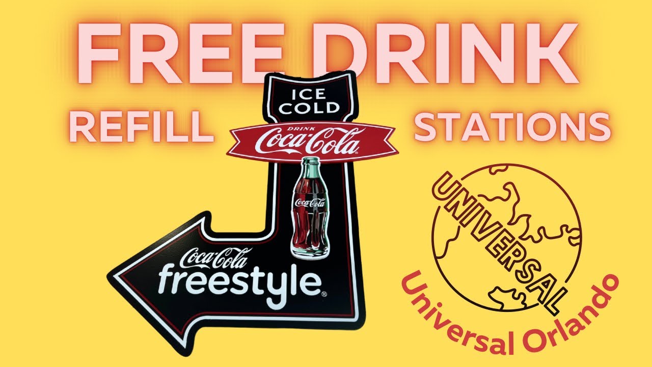 Universal Orlando Freestyle Locations | Free Refills! | CocaCola Mixes
