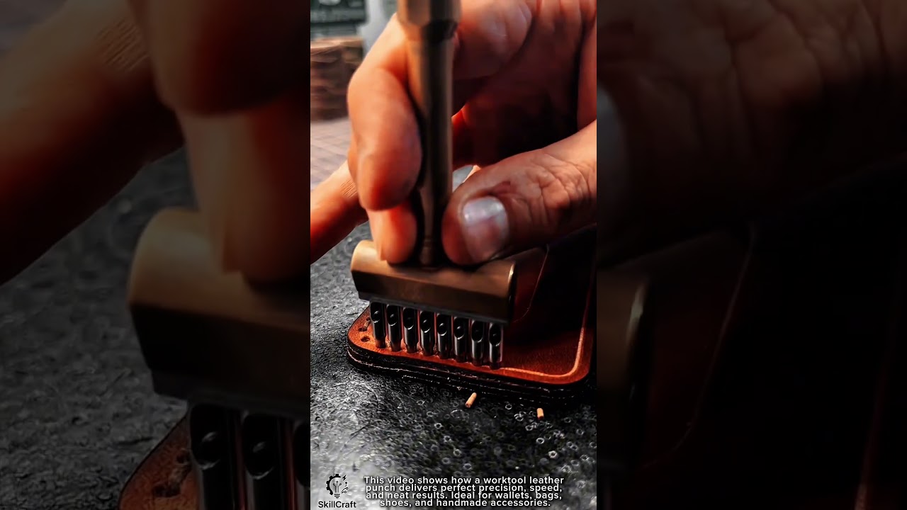 Secret of worktool leather punch for stunning precision