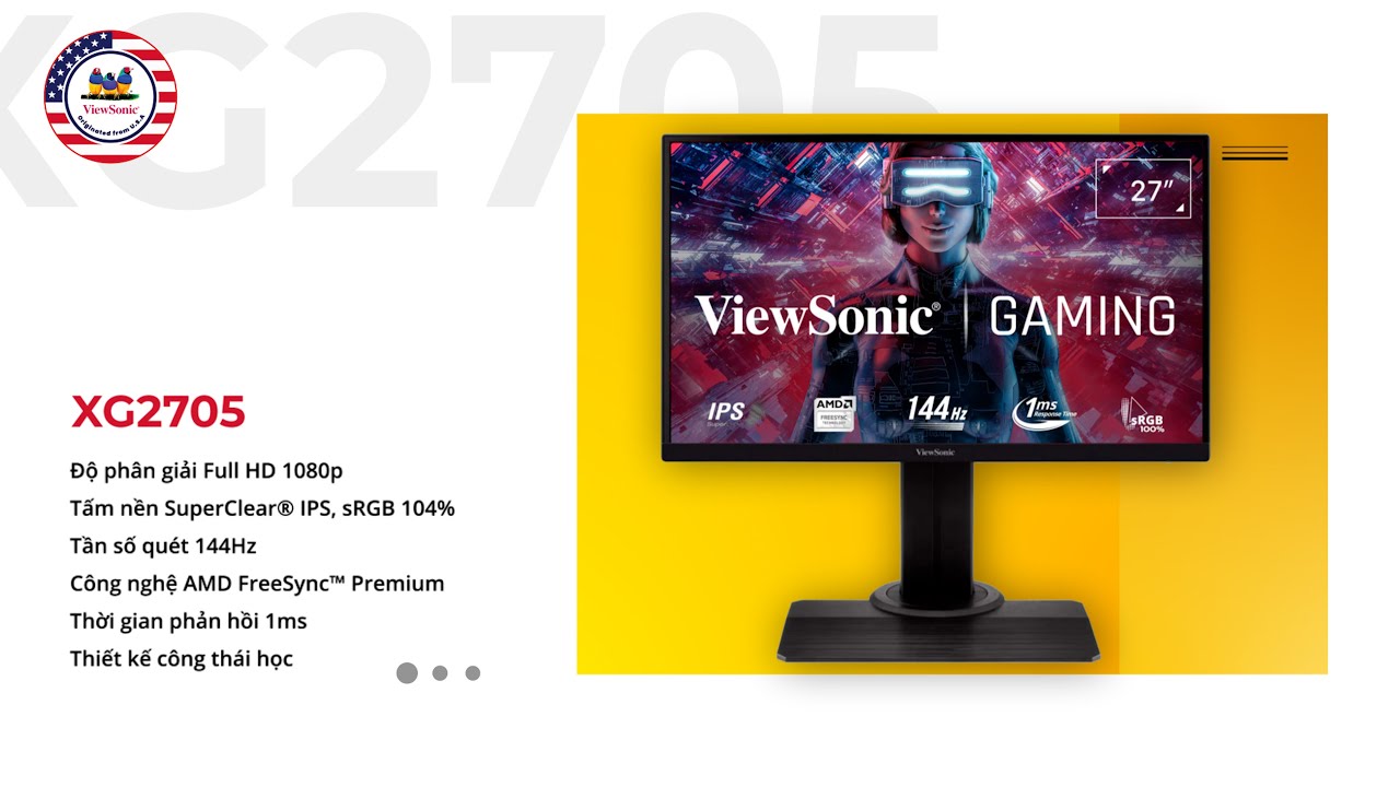 M&agrave;n h&igrave;nh gaming XG2705 c&oacute; g&igrave; nổi bật?| ViewSonic Quick Review