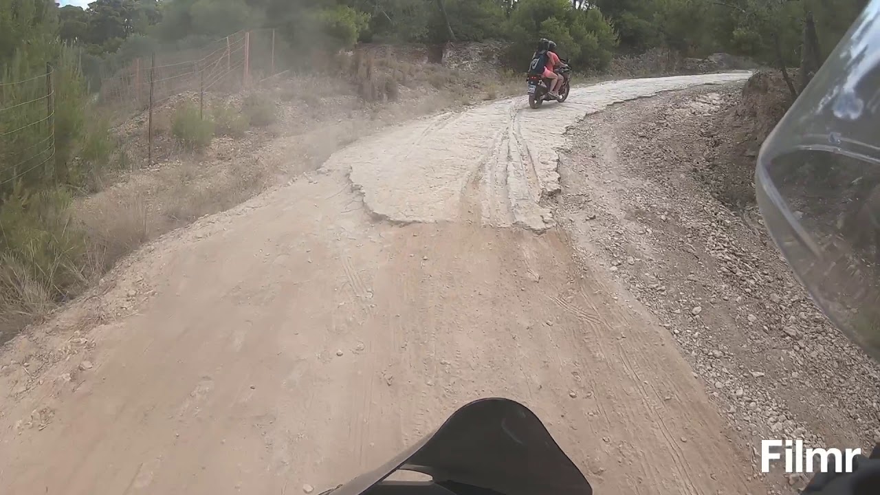 Triumph tiger 1050 and Honda varadero off road