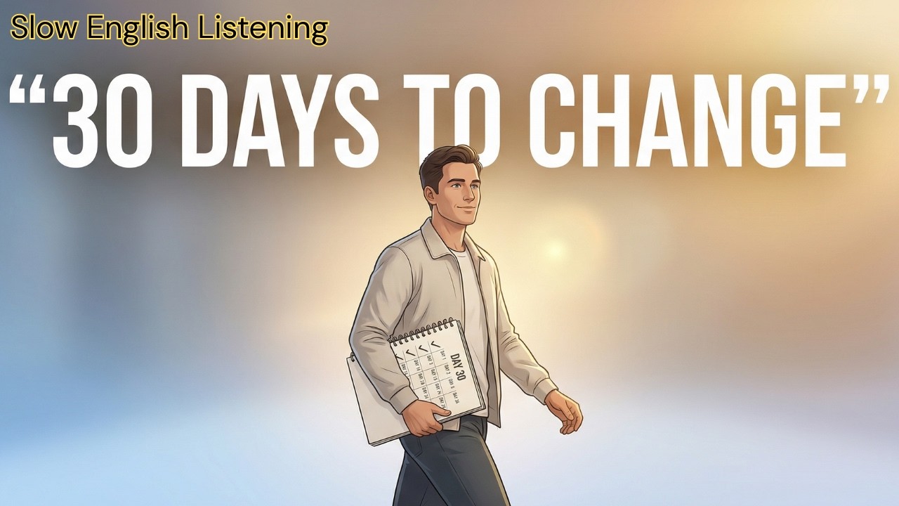 How to Improve Your Life in 30 Days | Learn English Through Motivation | English Listening Practice
