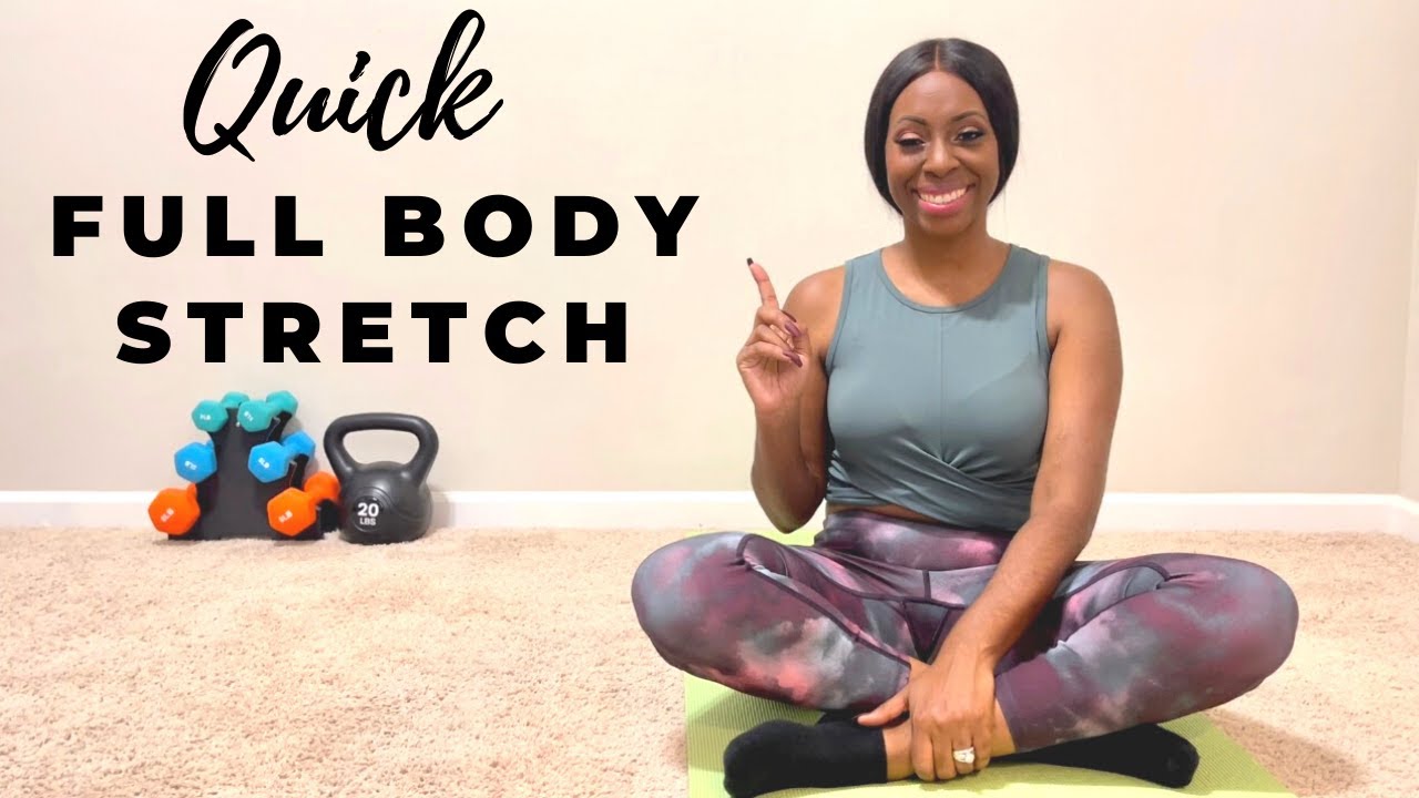 Quick Full Body Stretch For Beginners | For tight muscles, mobility & flexibility