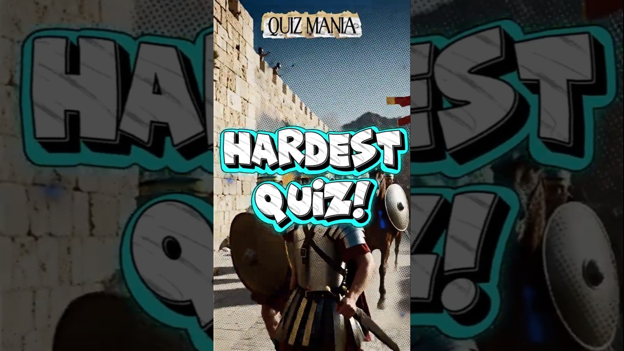 ⚔️ Hardest History Quiz ⚔️ 