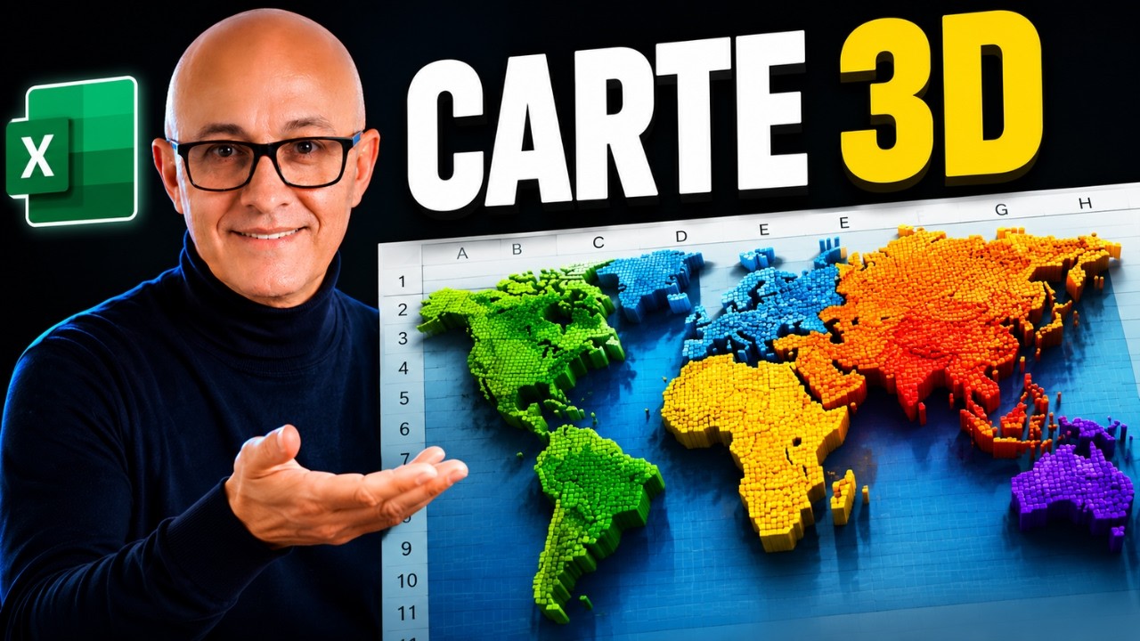 Power Map Excel : transforme tes données en globe 3D