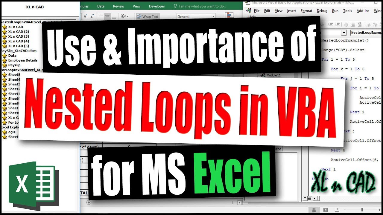 Use and Importance of Nested Loops in VBA for Excel