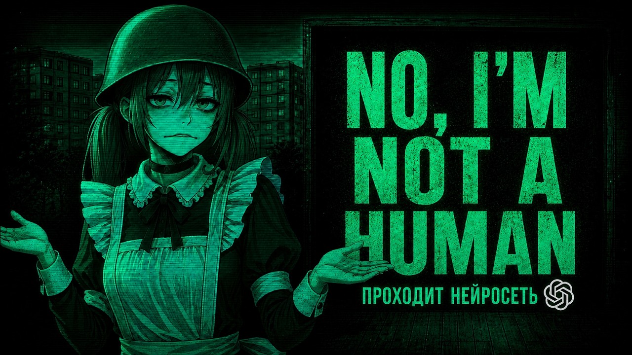ChatGPT проходит No, I'm not a Human