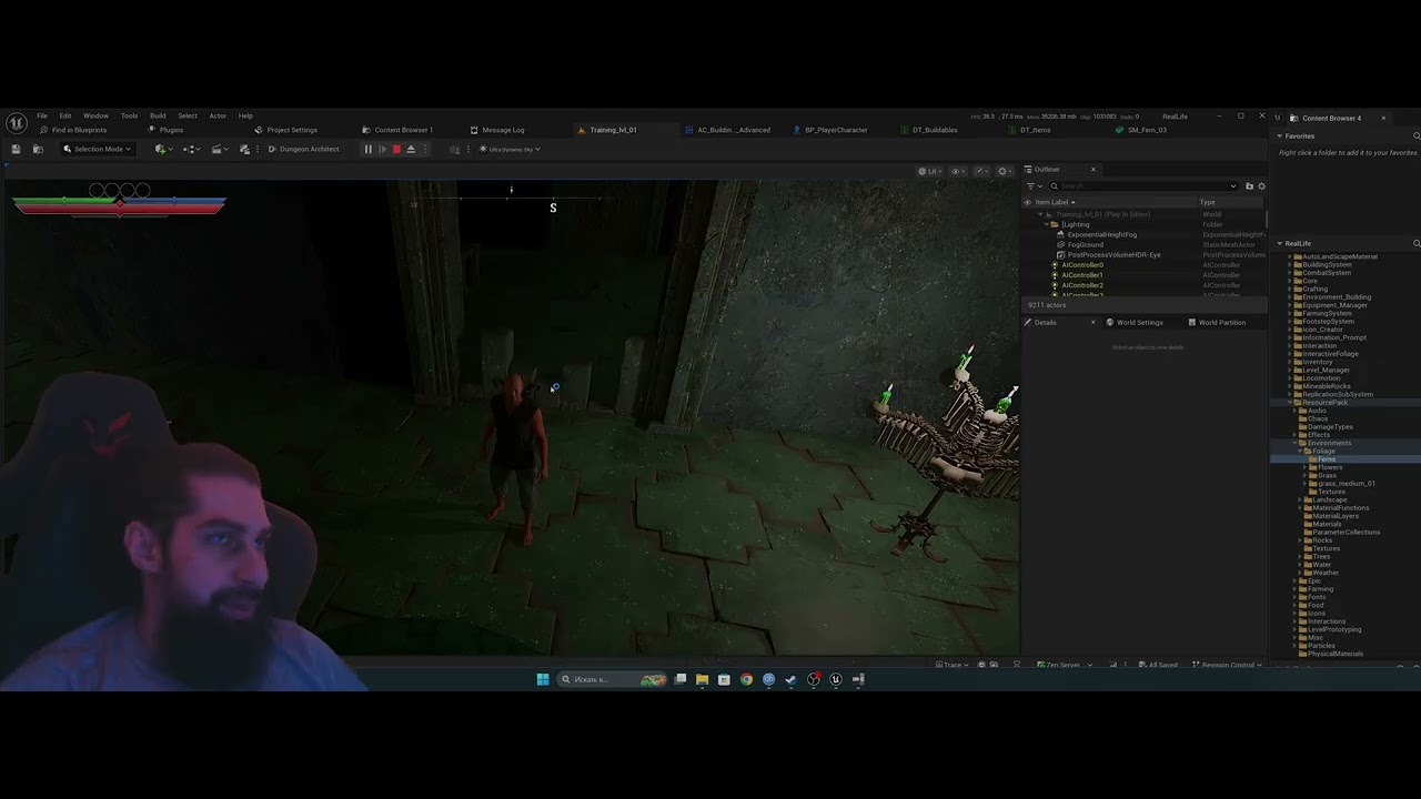 Devlog 147. MmoRpg RealLife. Crafting Campfire. Pre-Alpha 0.0.0.12