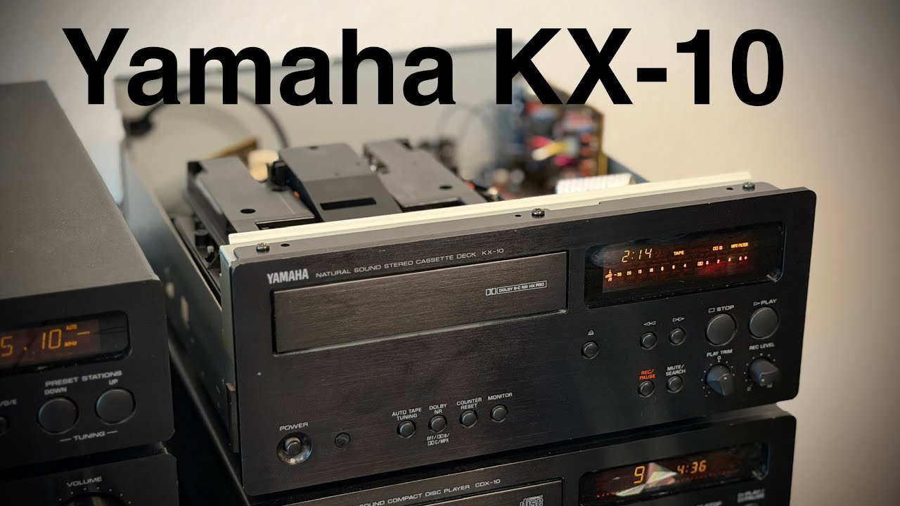 Yamaha KX-10 Cassette Deck Looking inside Demo