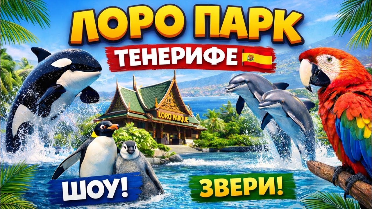 ЛОРО ПАРК ТЕНЕРИФЕ 🇪🇸 | Лучший зоопарк Европы? Наши эмоции и полный обзор 🦜🐧