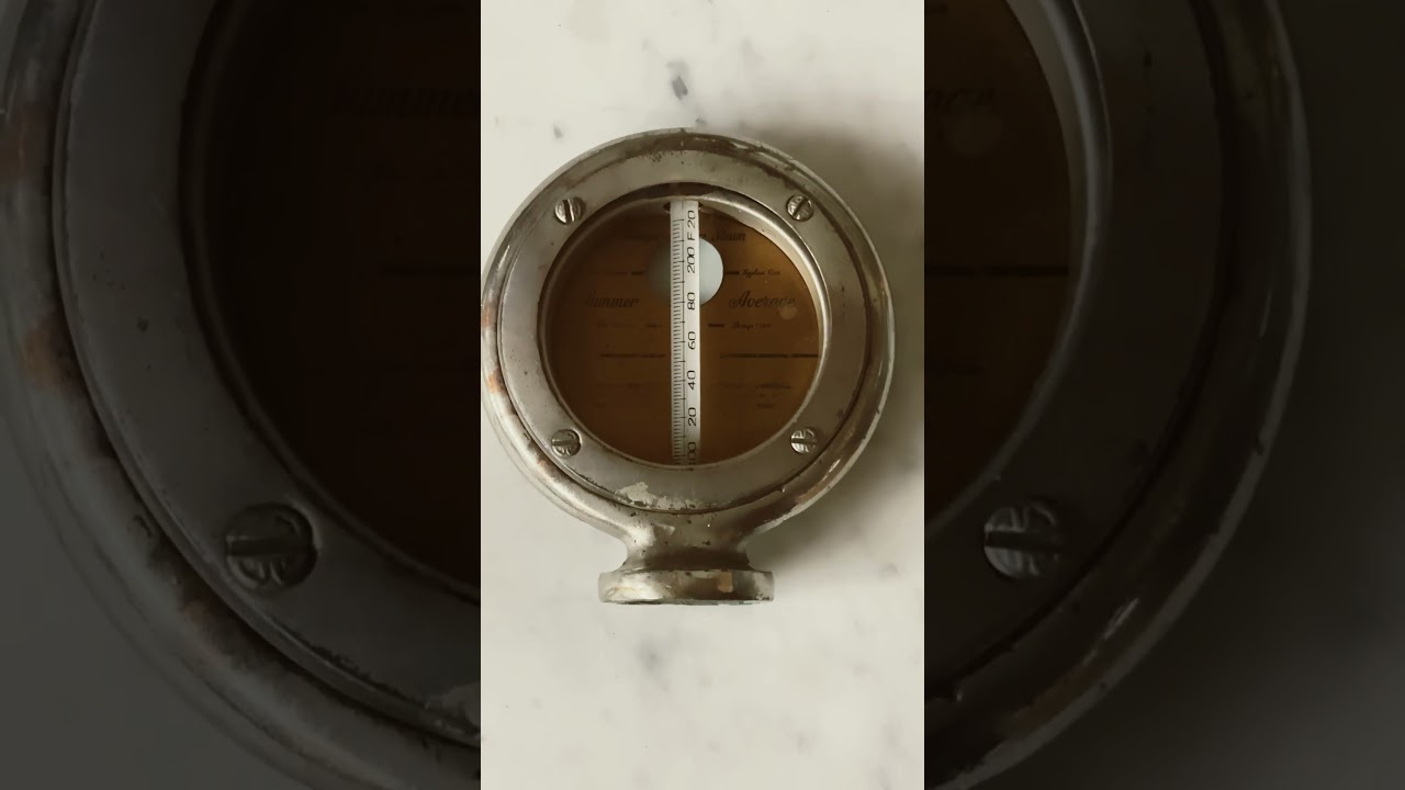Antique Thermostat for Cars.  The Standard Motometer