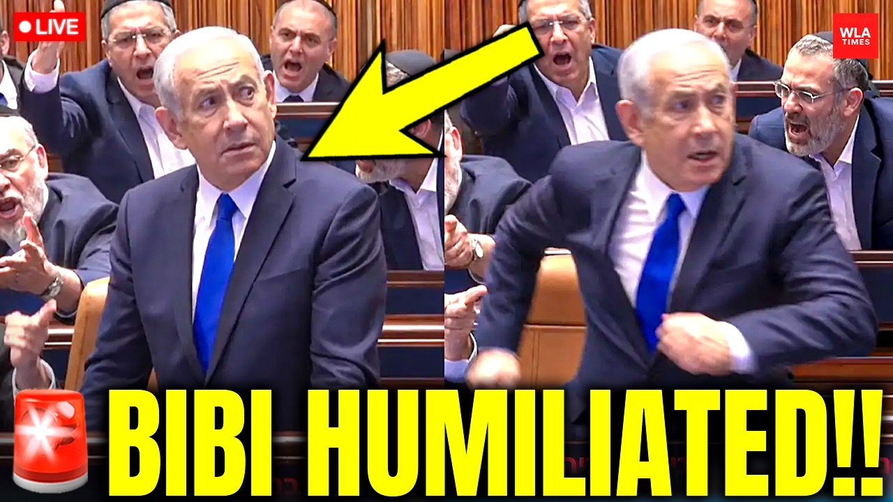 ISRAEL'S Netanyahu 'COLLAPSES' LIVE On Camera After BRUTAL Humiliation at Knesset!