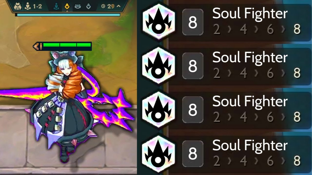 Gwen at 1-2!!! I got Prismatic Soul Fighter!!? TFT Set 15