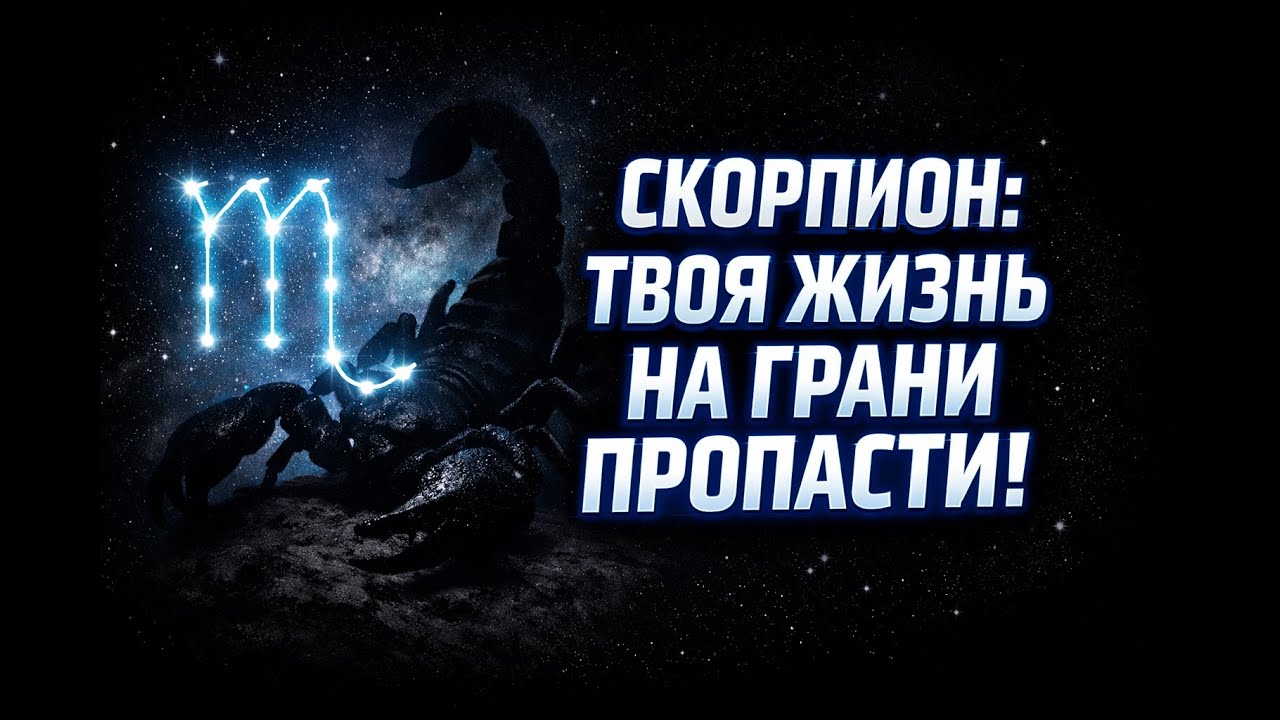 СКОРПИОН: ТЫ УВЕРЕН, ЧТО КОНТРОЛИРУЕШЬ ЭТУ ГЛУБИНУ? Гороскоп