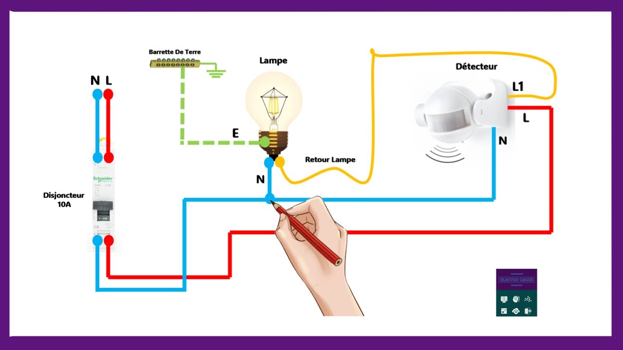 Schema Et Raccordement Electrique D'un Detecteur De Mouvement