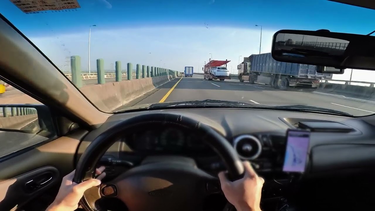 開車前往台中高鐵站｜國道3號接台74｜開車ASMR｜Taiwan POV Drive｜Drive ASMR｜1999 Ford Tierra｜insta360 Go3