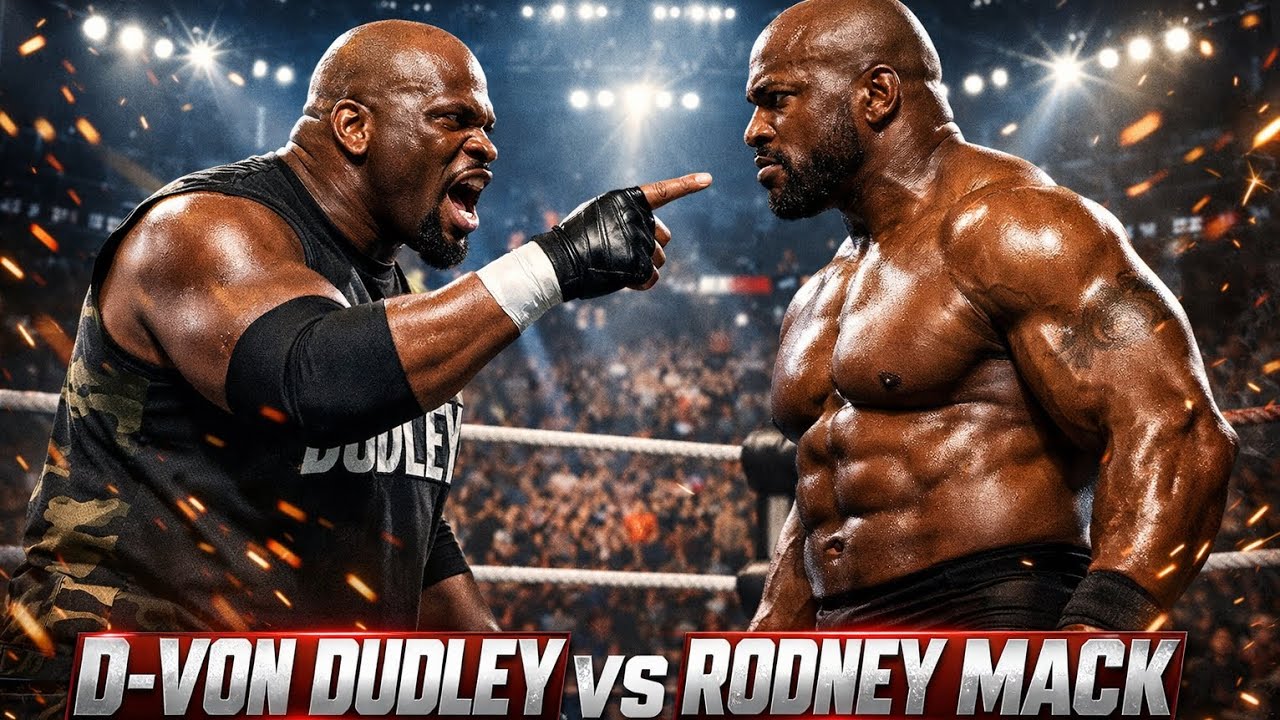 The Ultimate Power Clash: D-Von Dudley vs Rodney Mack#wrestlinggames #wwe #viral #trending #video 