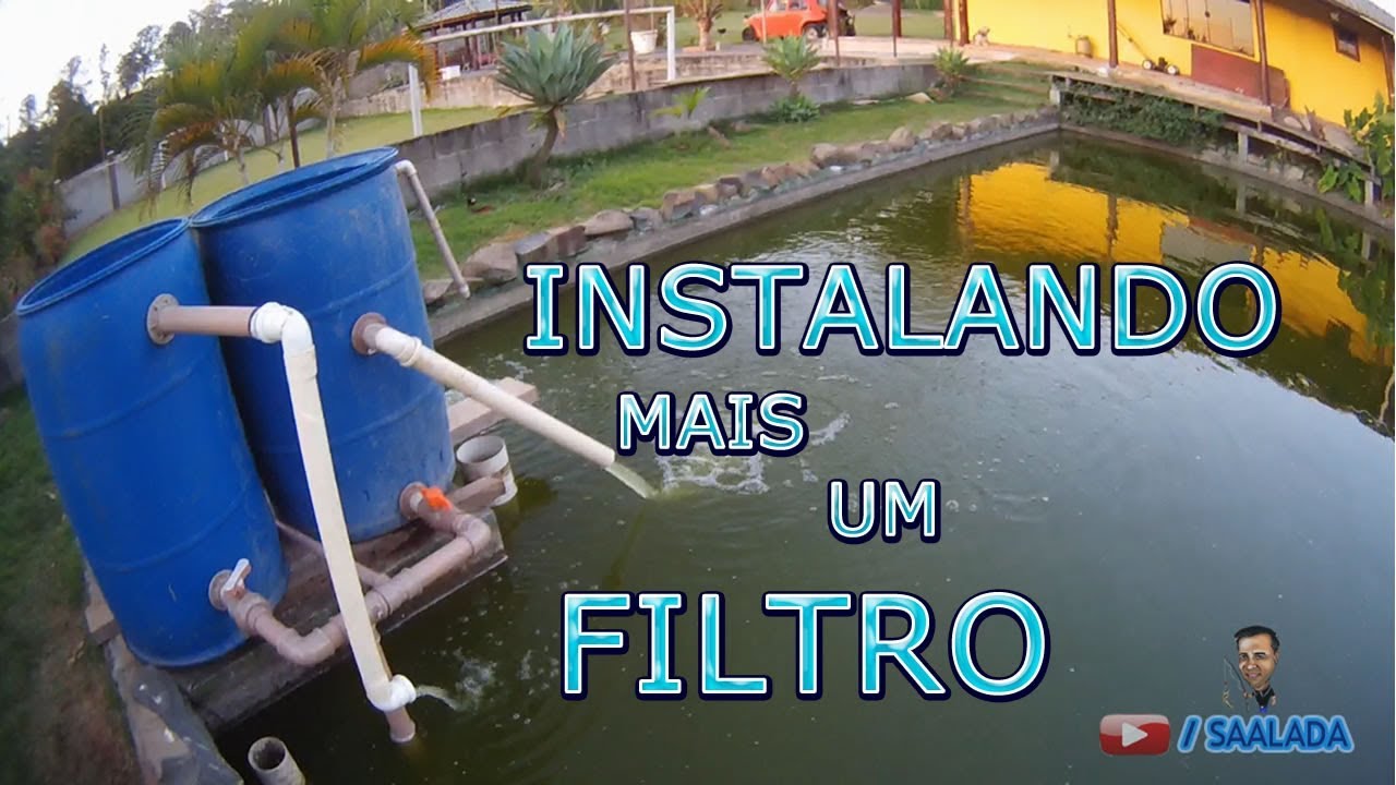 INSTALANDO OUTRO FILTRO E QUASE PERDI O DEDO
